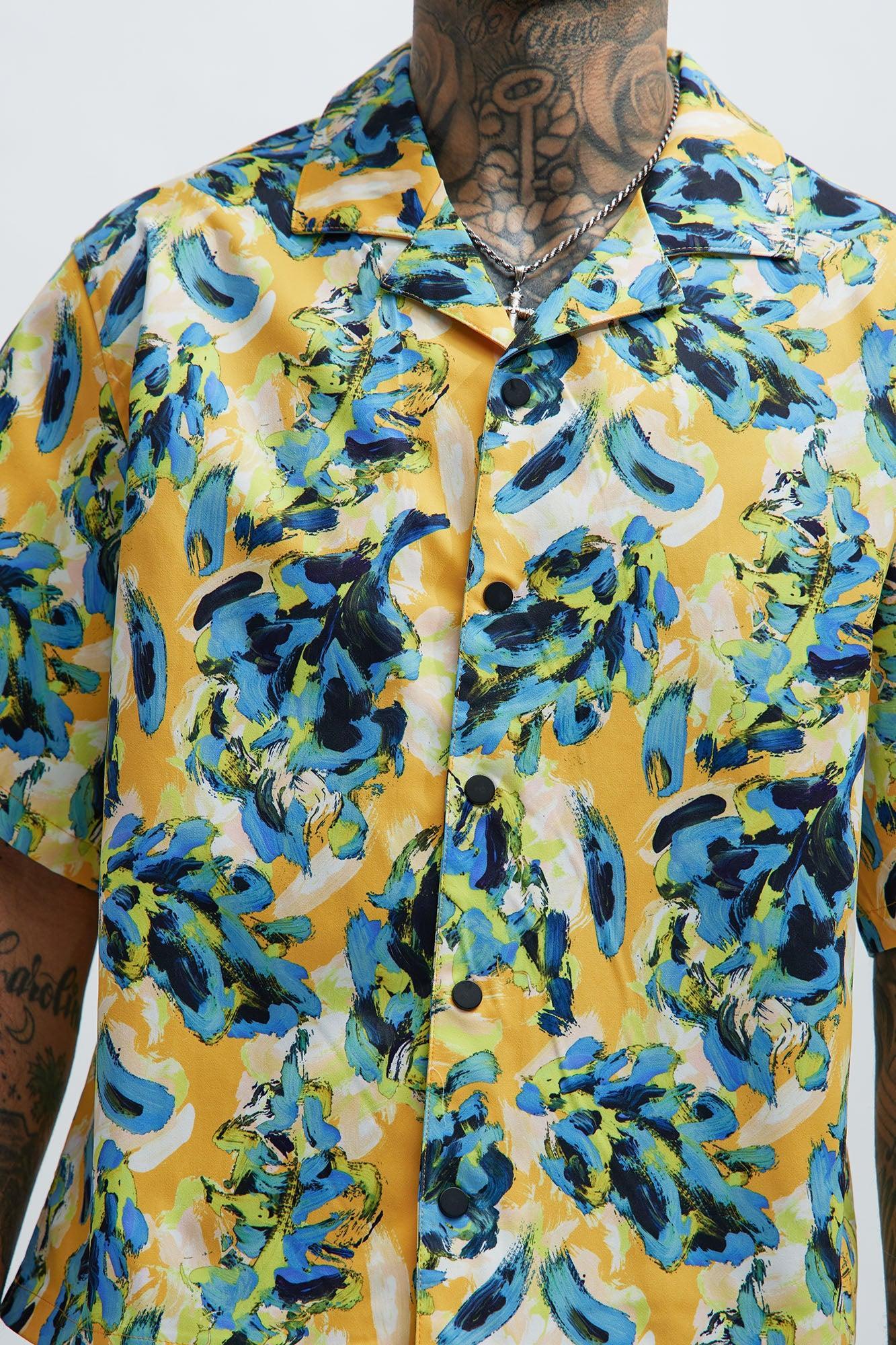 Impressions Shirt - Yellow/combo Product Image
