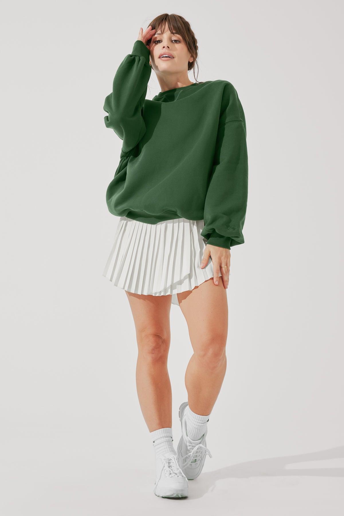 Cloud Crewneck Sweater - Merlot Product Image