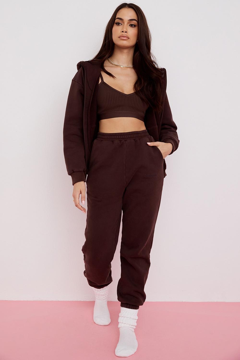 Storm  chocolate zip through hoodie Product Image