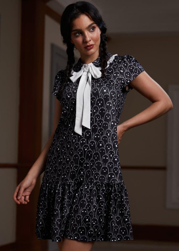 Mornings in the Mist Ruffle Dress Product Image