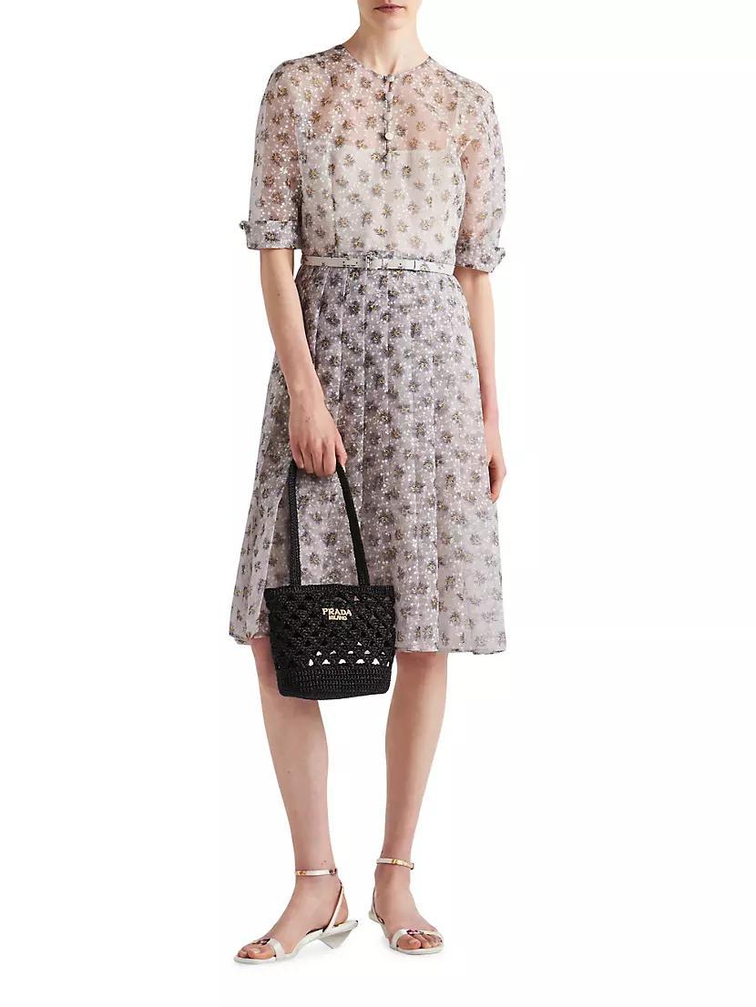 Printed Nylonette Dress Product Image