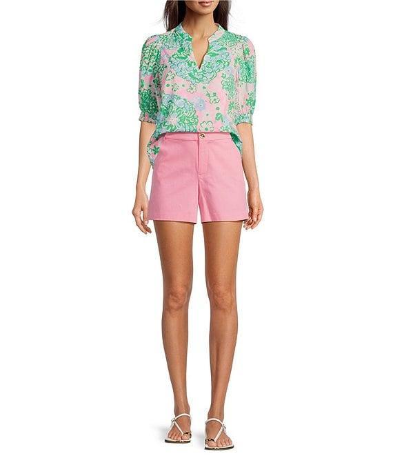 Lilly Pulitzer Gretchen Stretch High Rise Shorts Product Image