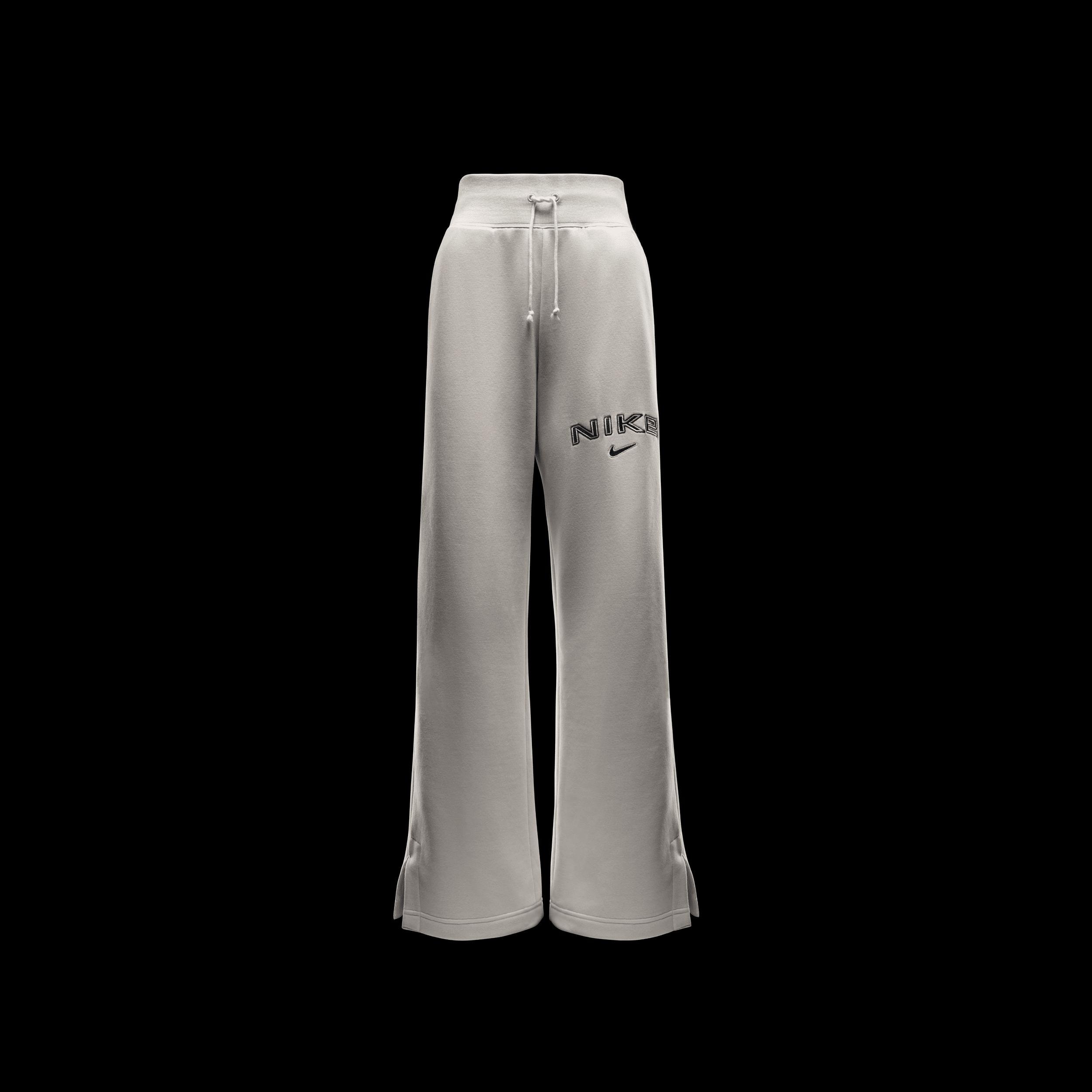 Nike Sportswear Phoenix Fleece Women's High-Waisted Wide-Leg Logo Pants Product Image