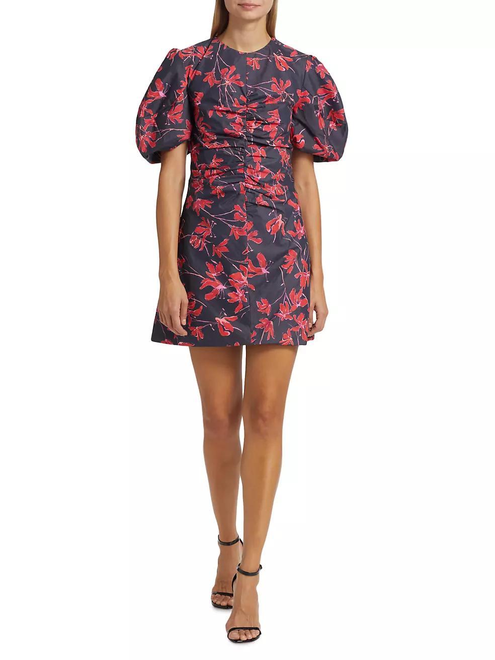 Tanner Puff-Sleeve Minidress Product Image