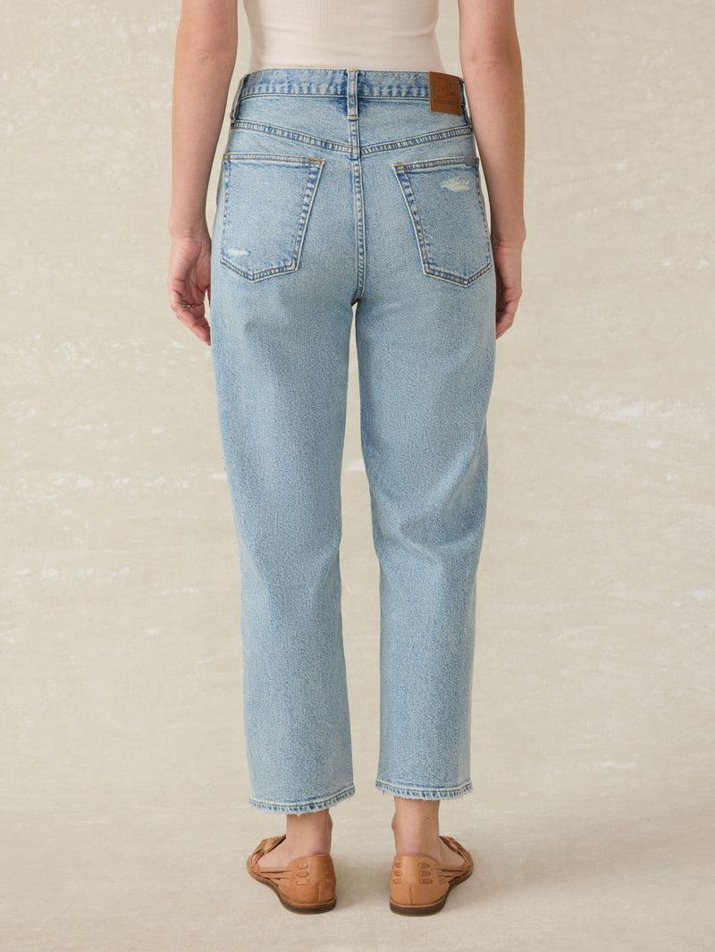 90s Crop Patchwork Jean - Heirloom Indigo Wash Product Image