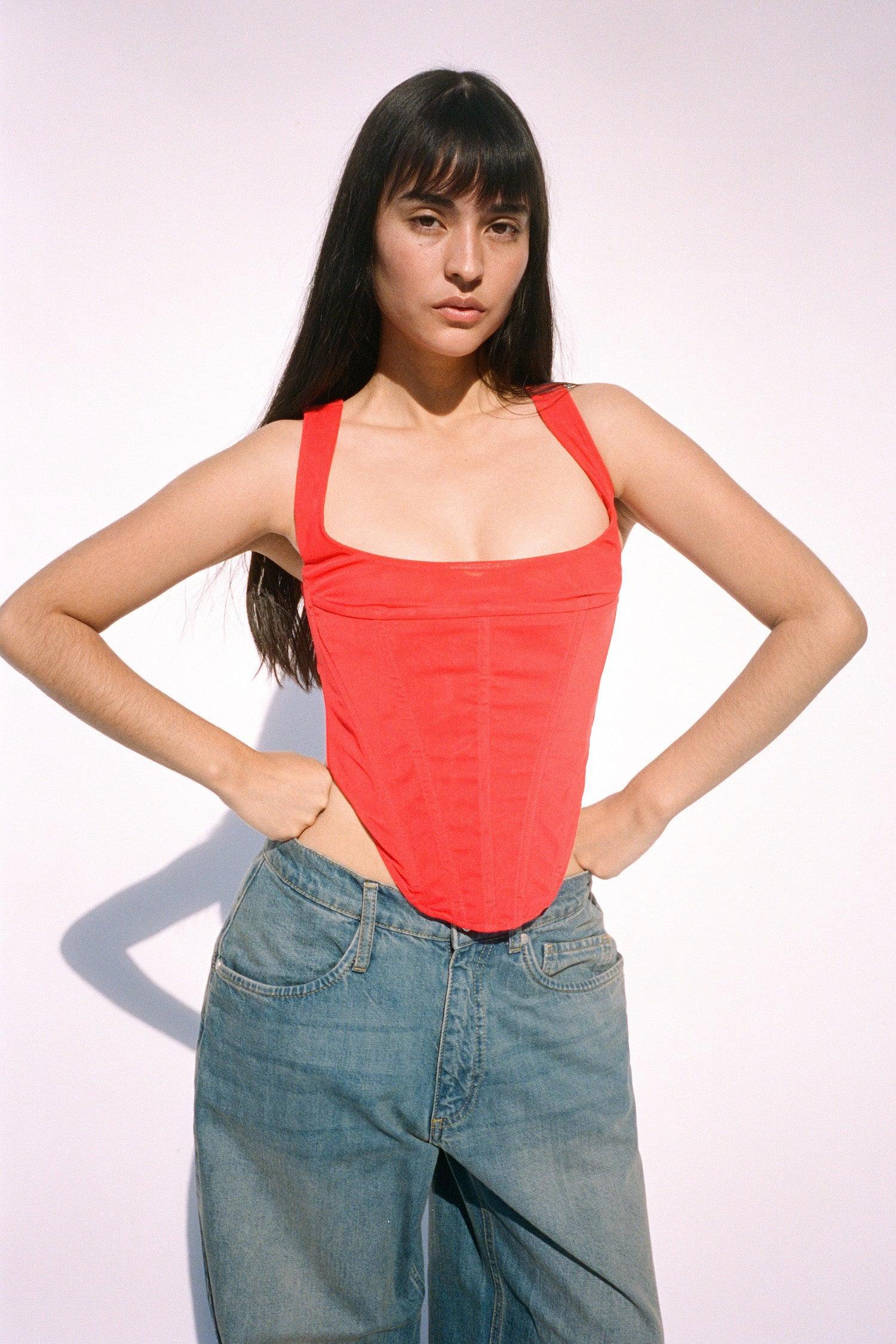 CAMPBELL CORSET - SCARLET Product Image