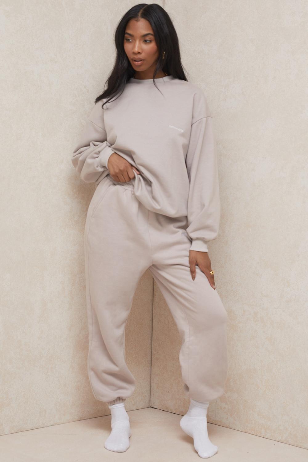 Sky  stone fleece back jogging trousers Product Image