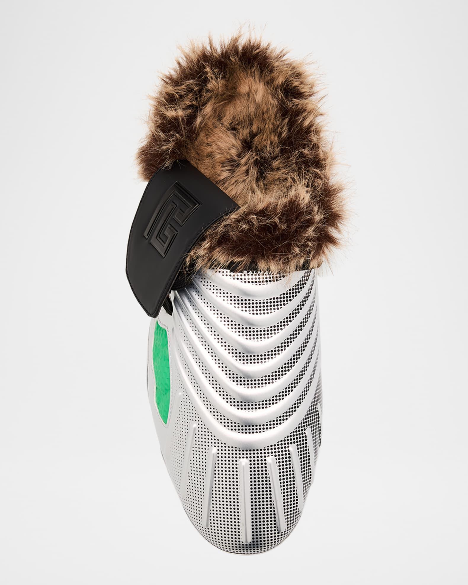 Men's Half Time Faux Fur-Lined Mules Product Image