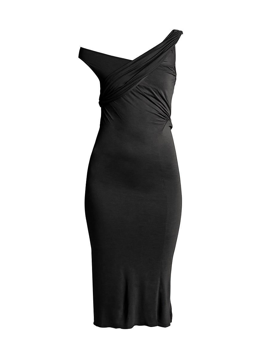 Womens Sahara Draped Midi-Dress Product Image