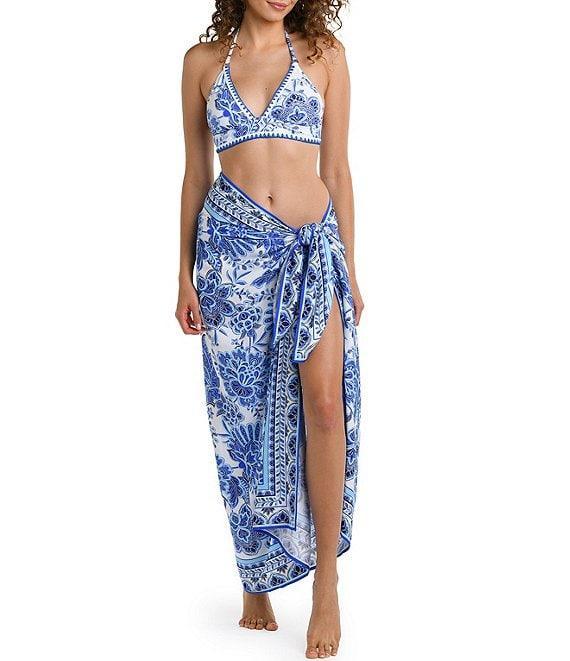 La Blanca Beyond The Pacific Printed Pareo Swim Cover-Up Product Image