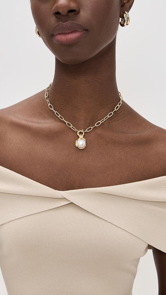 Les Mères The Halo Pearl Pendant with Chain | Shopbop Product Image