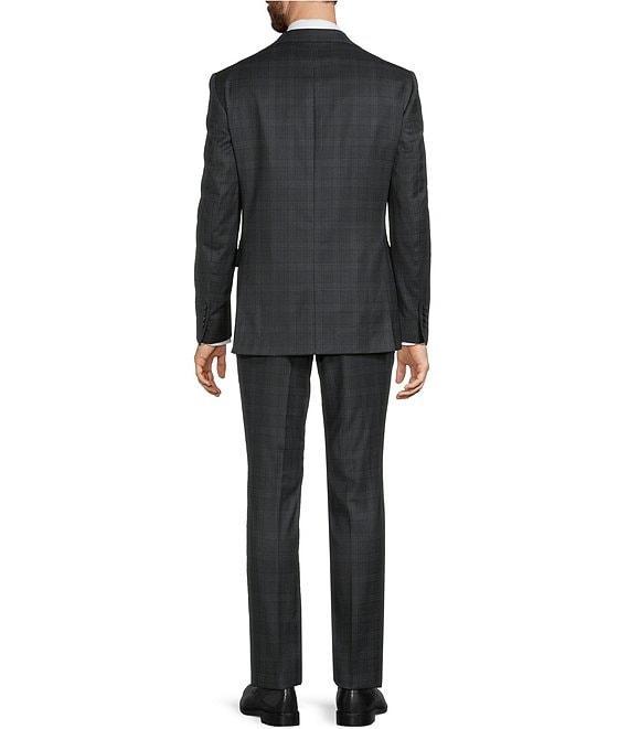Hickey Freeman Modern Fit Plaid Print 2-Piece Suit Product Image