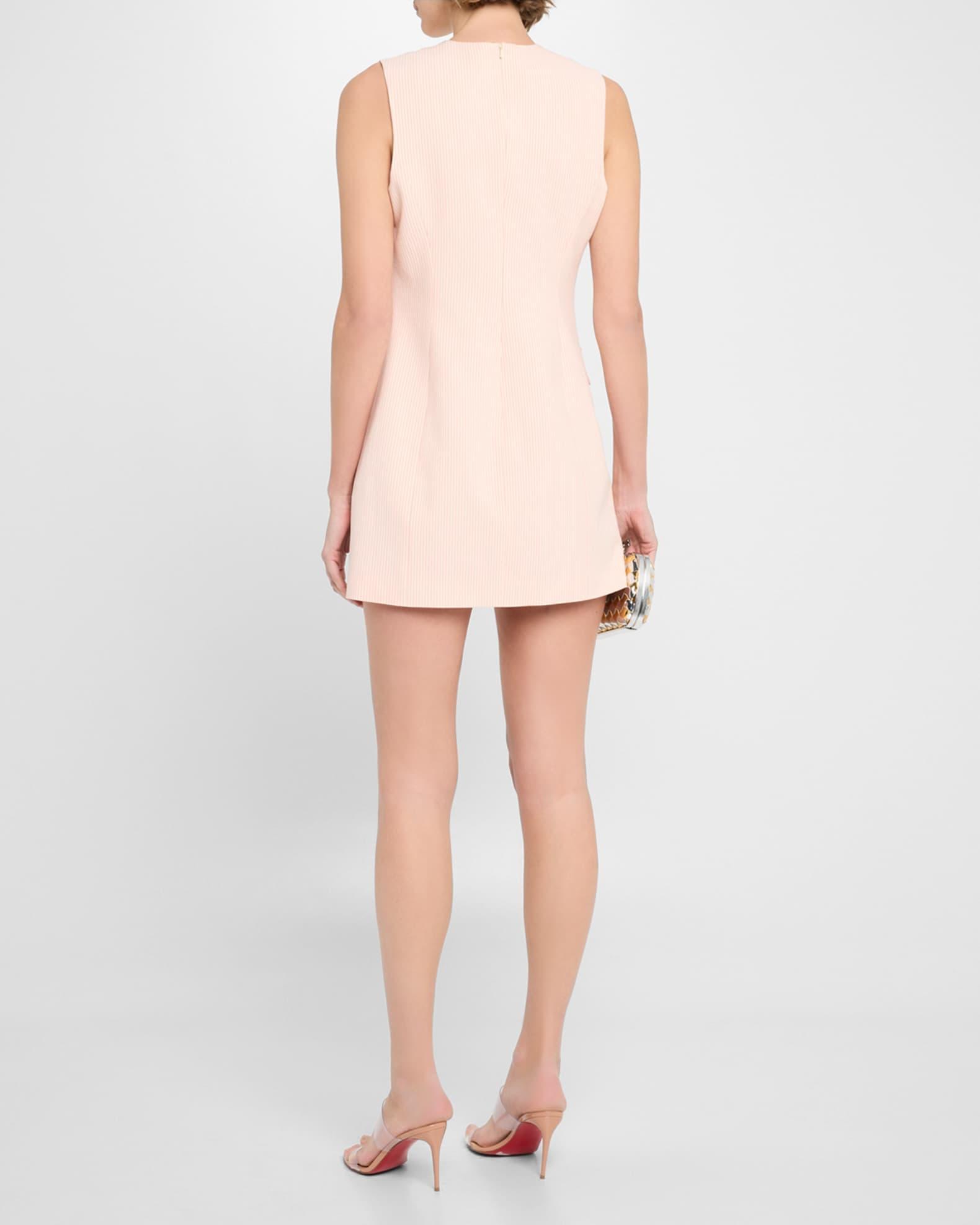 The Seersucker Mini Dress  Product Image
