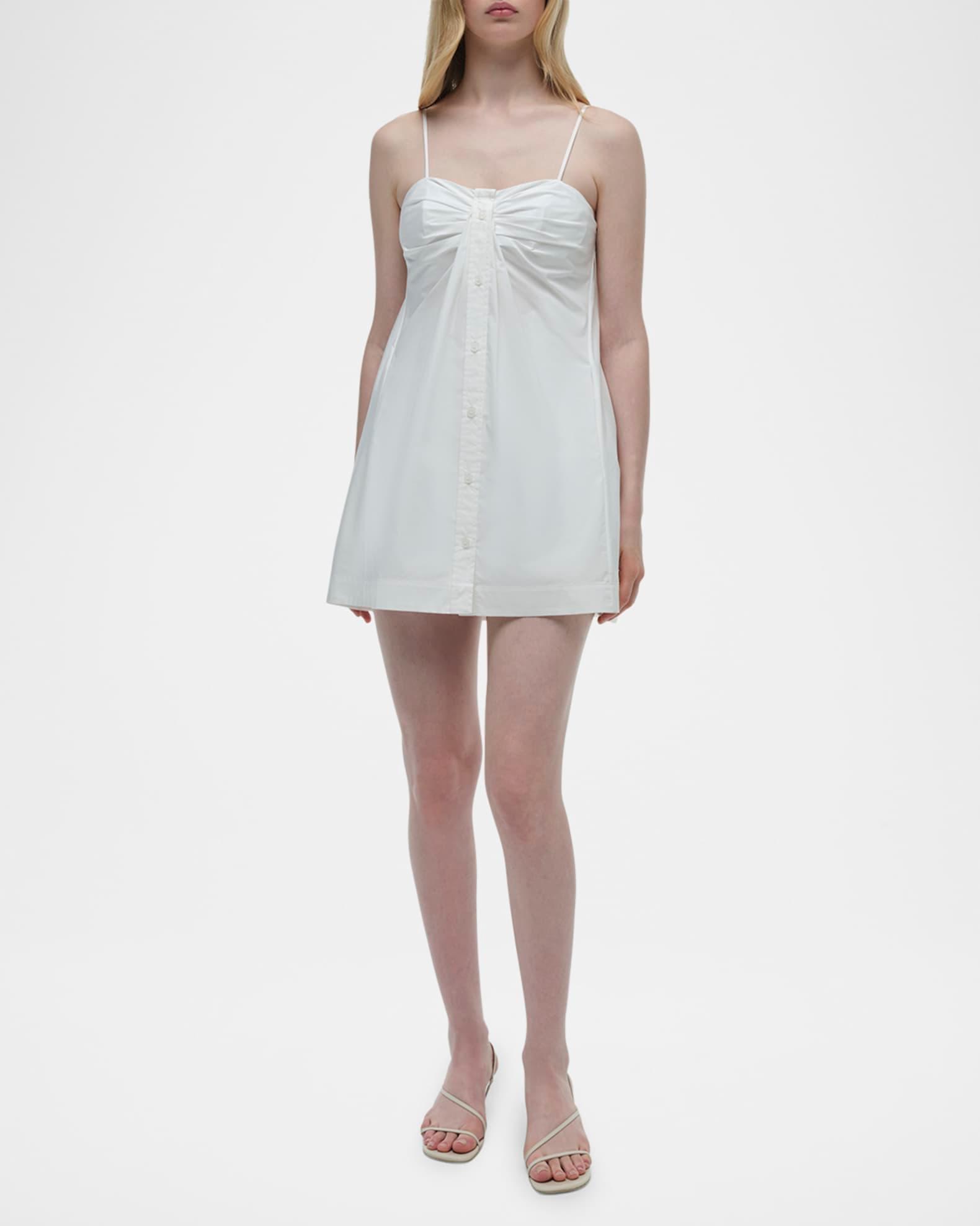 Kendall Sleeveless Button-Front Mini Dress Product Image