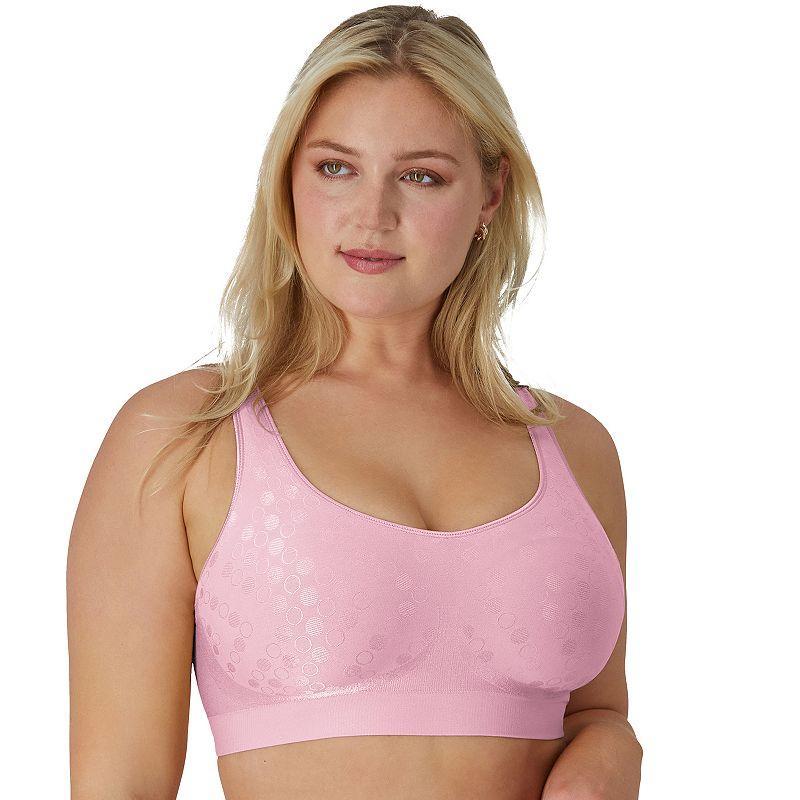 Bali Comfort Revolution Shaping Wireless Bra DF3488, Women's, Size: XL, Granite Blue Grey Trop Product Image