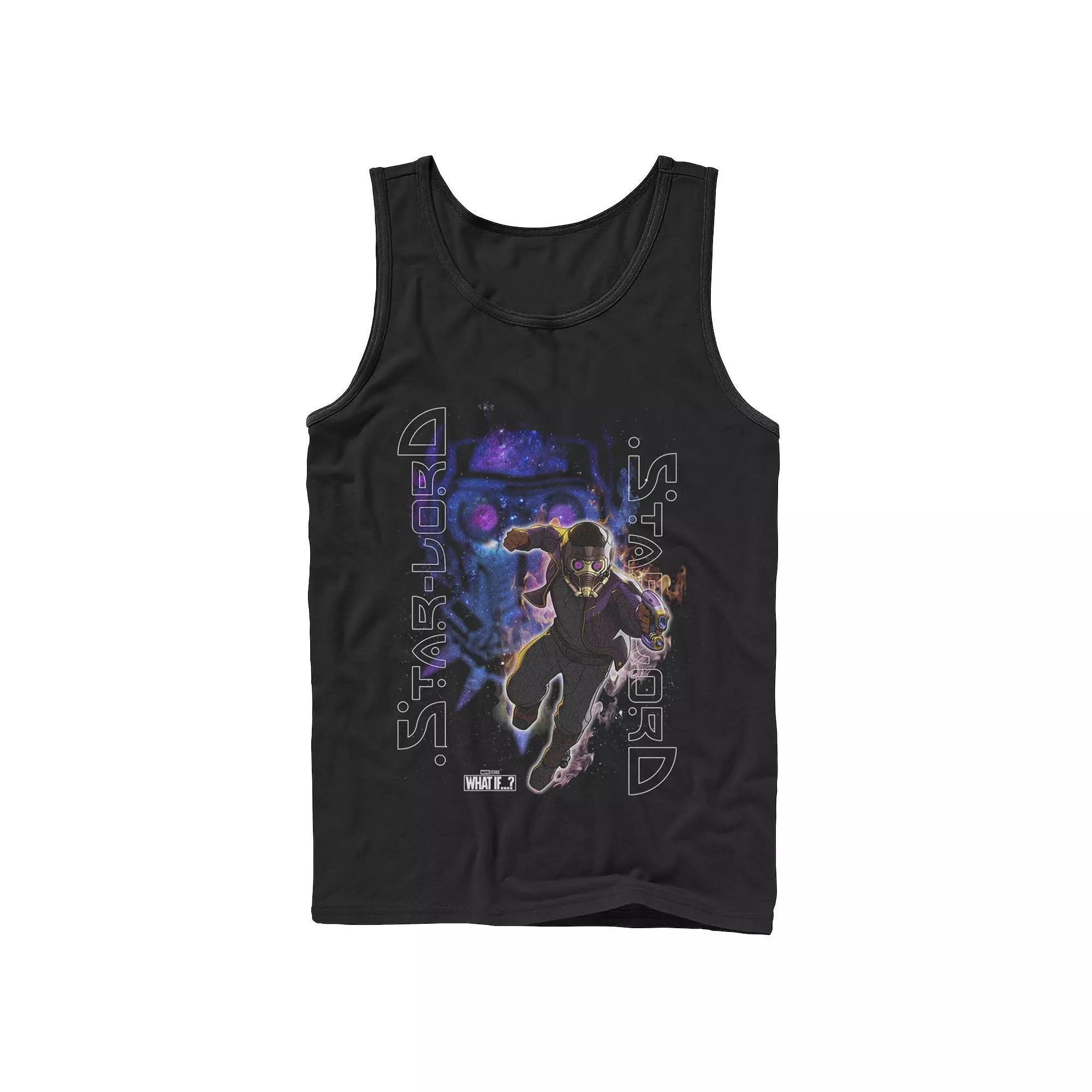 Men's Marvel What If Star Lord Galactic Poster Sweatshirt, Size: XL, Black Product Image