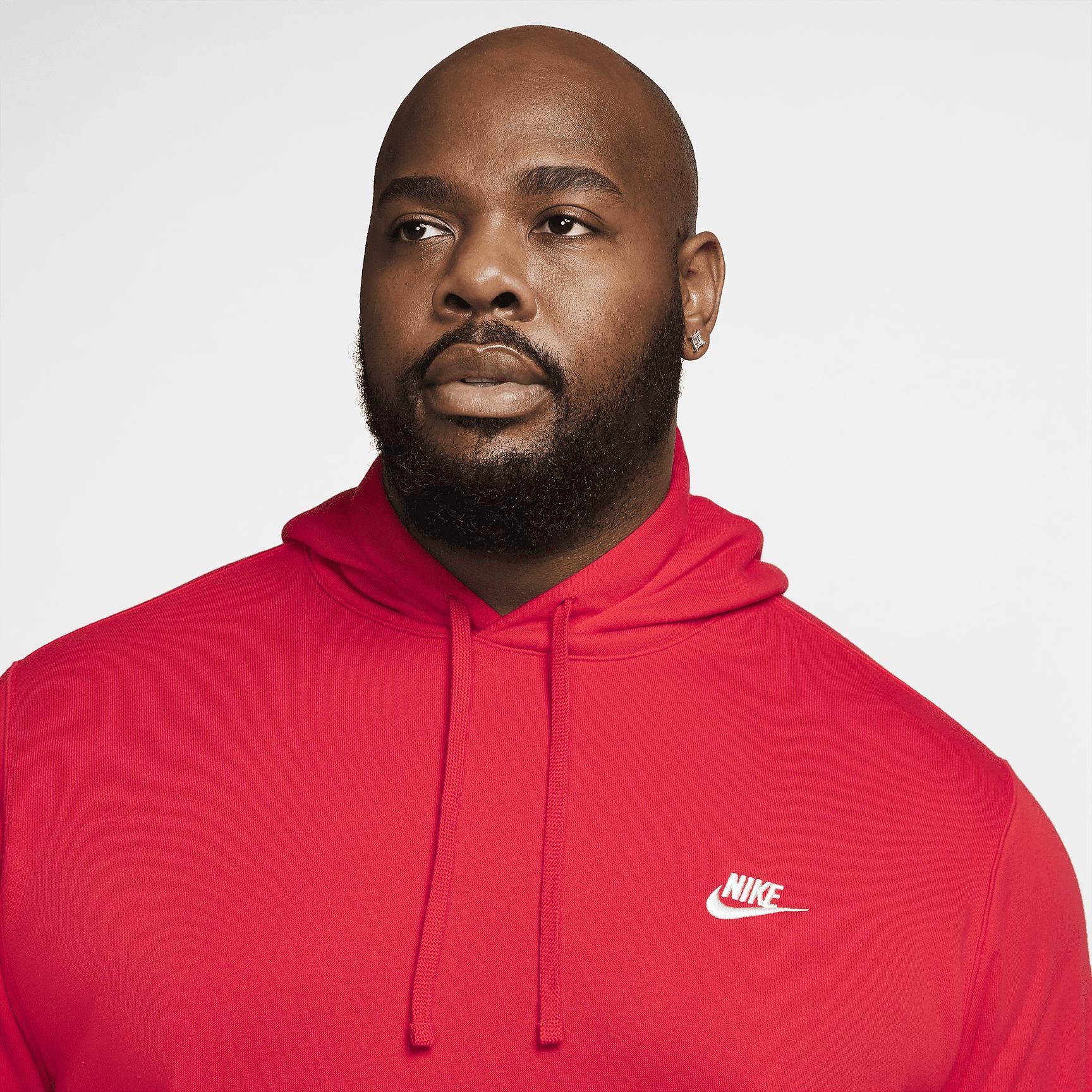 Nike Club Fleece hoodie heather Product Image