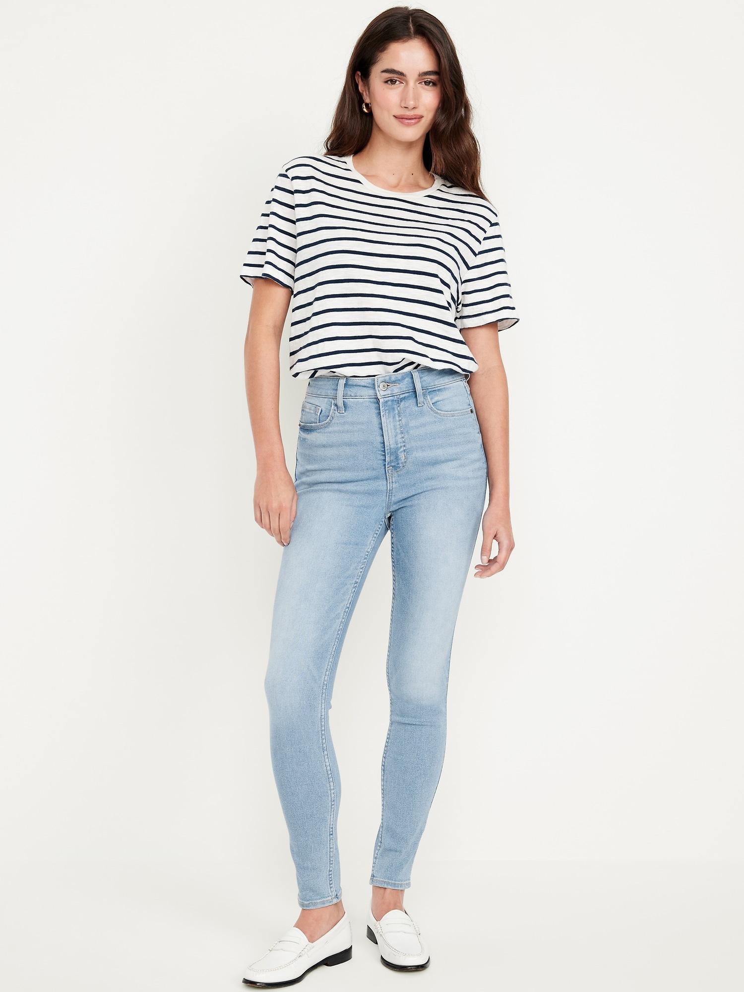 Extra High-Waisted Rockstar 360 Stretch Super-Skinny Jeans Product Image