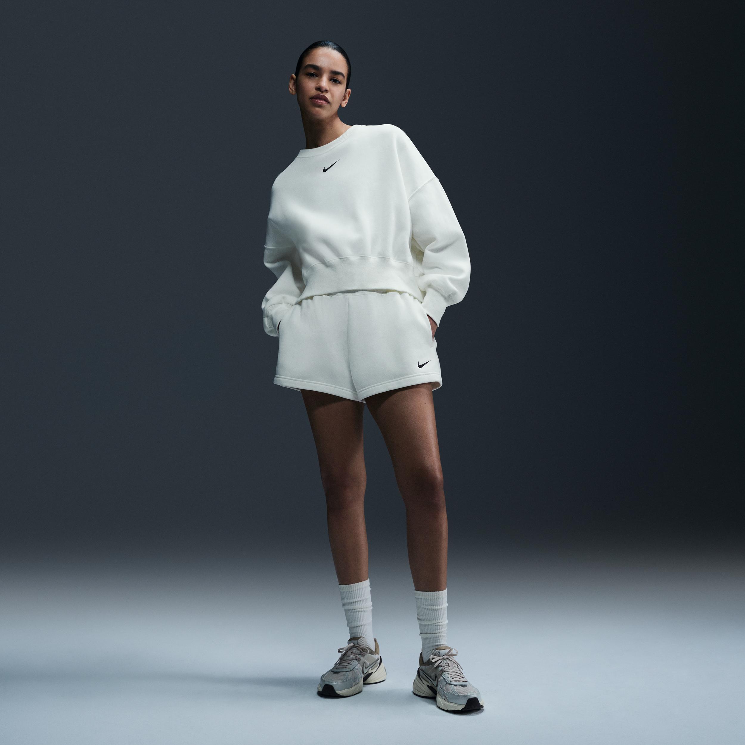 Nike Womens Nike NSW Style Fleece Crew OOS - Womens Product Image