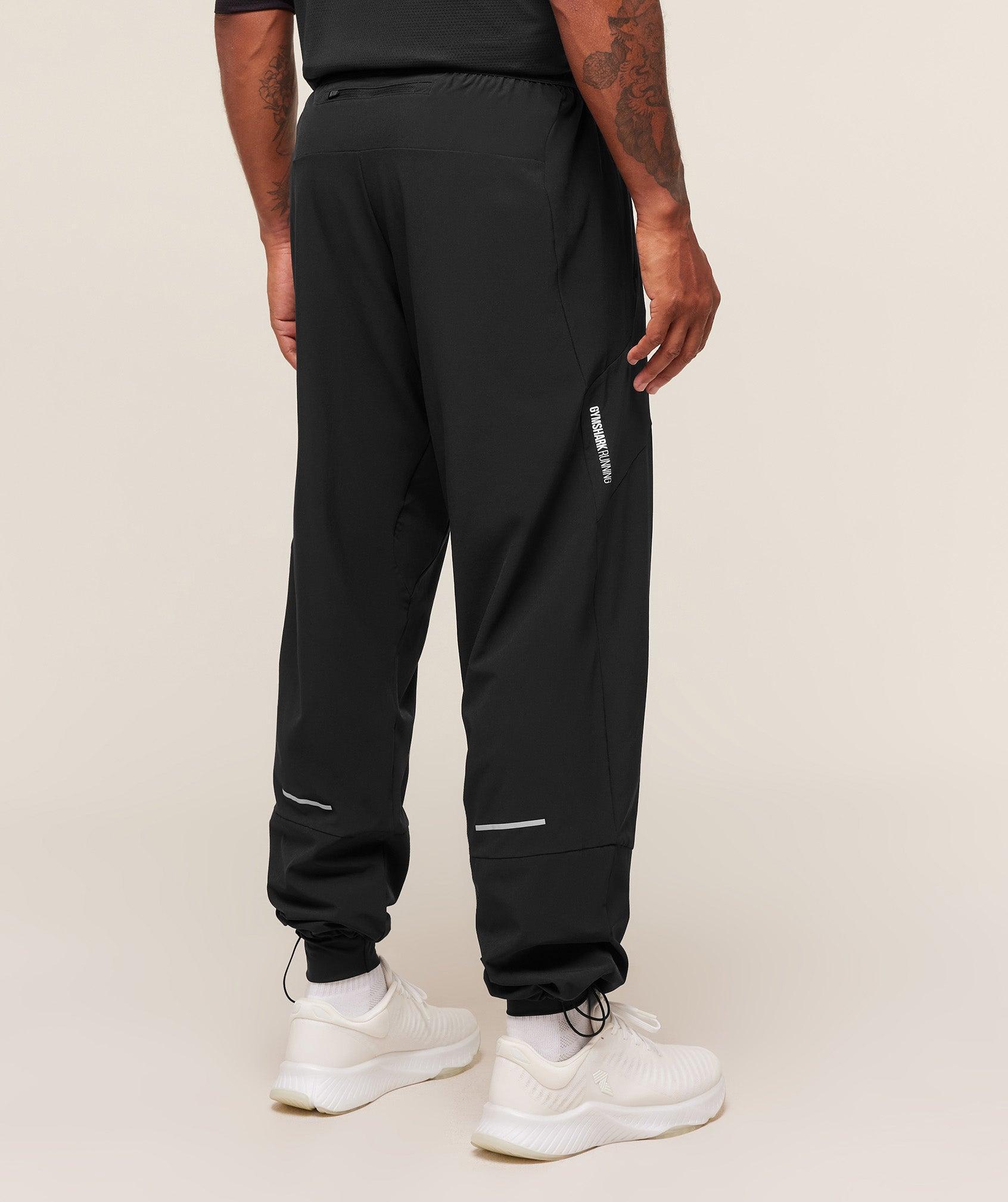 Gymshark Running Joggers - Black Male Product Image