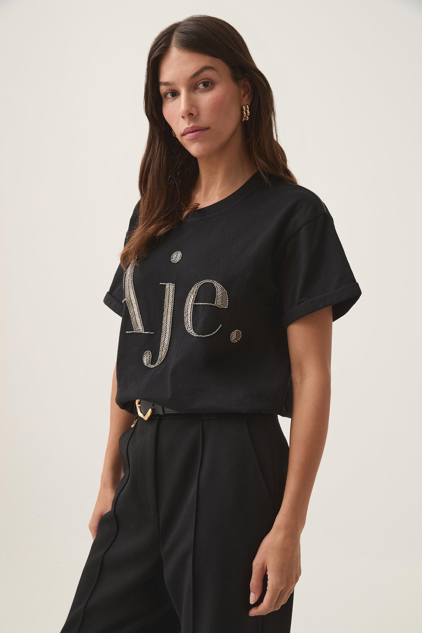 Glint Embellished Logo Tee Product Image