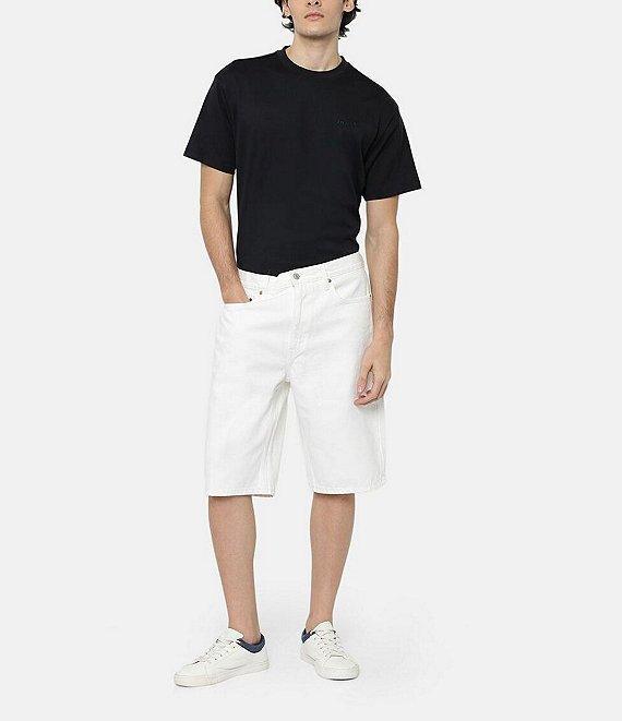 Levi's® 469 Loose Fit 12#double; Inseam Mid Rise Denim Shorts Product Image