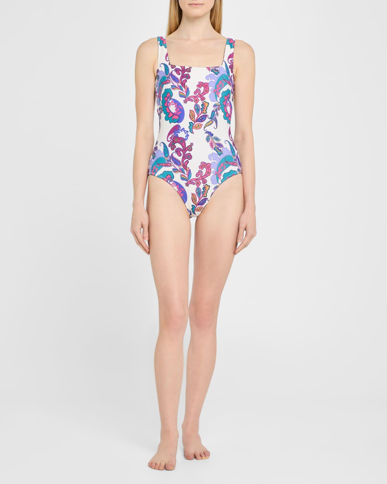 Fatima Reversible Square-Neck One-Piece Swimsuit Product Image