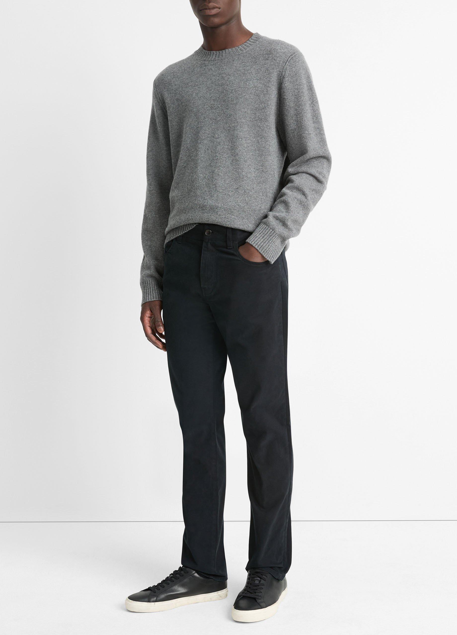 Mens Dylan Slim 5-Pocket Peached Stretch-cotton Pant, Frog, Size 30 Vince Product Image