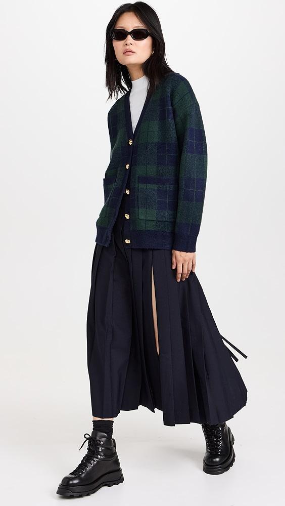 English Factory Check Cardigan | Shopbop Product Image