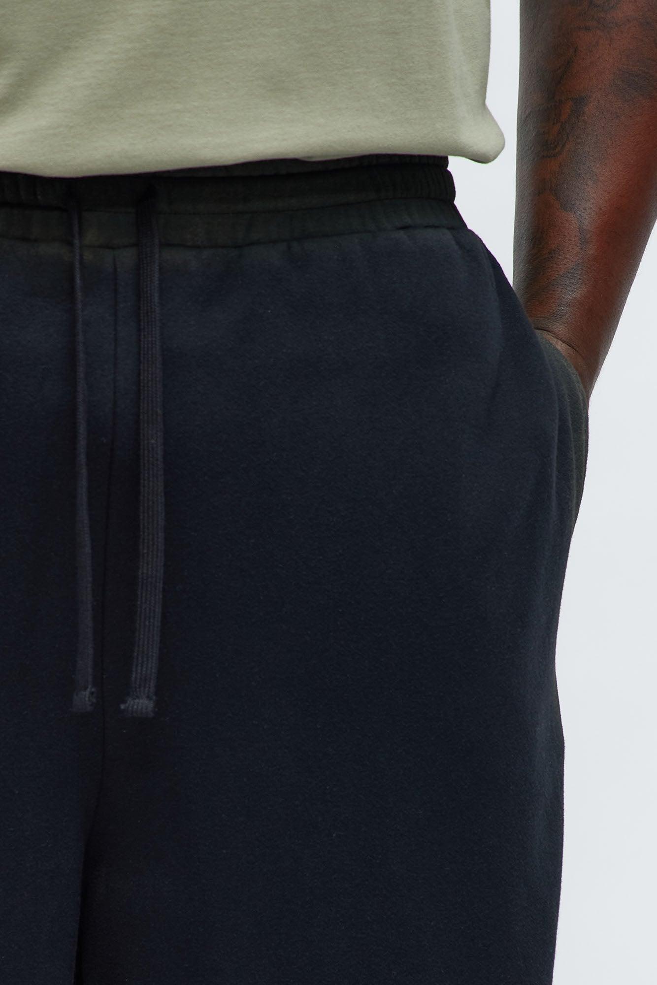 Tyson Baggy Blurred Lines Shorts - Black Product Image