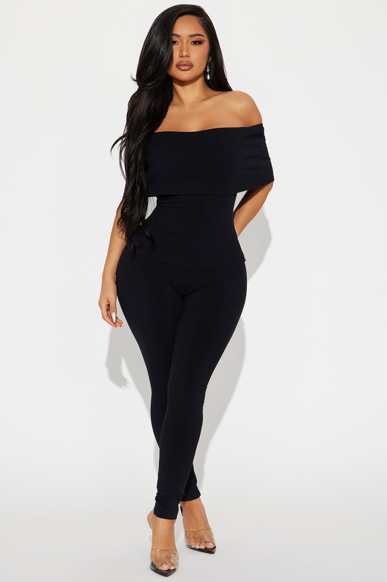 Nissa Snatched Pant Set - Black Product Image