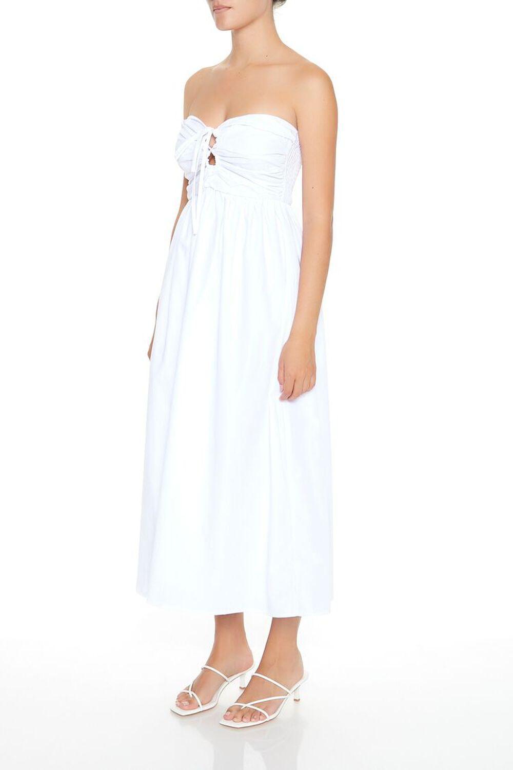 Strapless Tie-Front Maxi Dress | Forever 21 Product Image