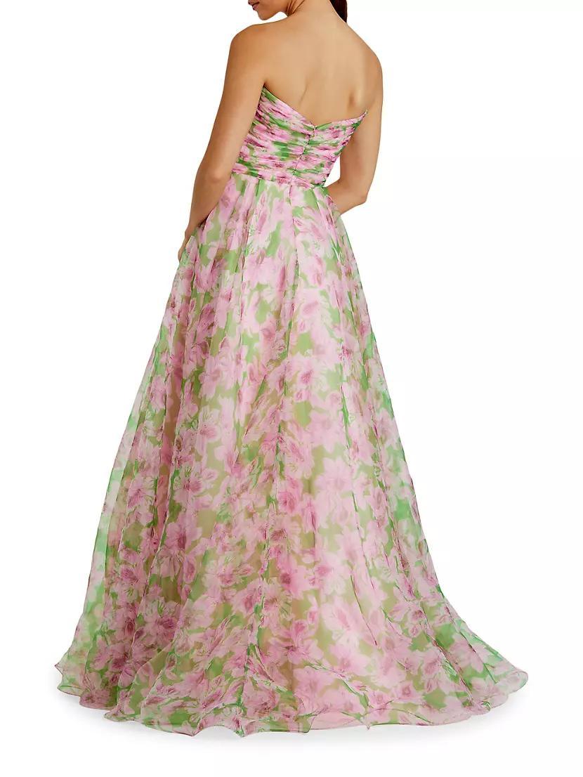 Prom Floral Chiffon Gown Product Image