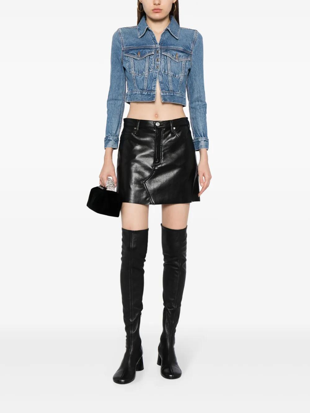 Shrunken denim jacket Product Image