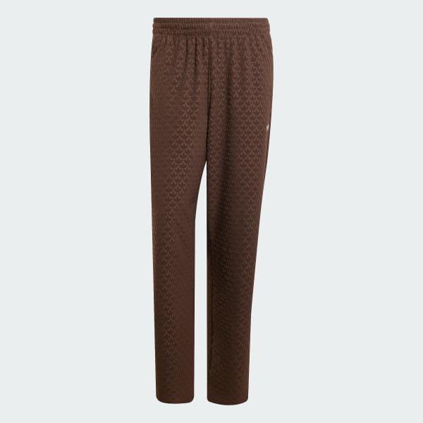adidas Monogram Track Pants Dark Brown M Mens Product Image