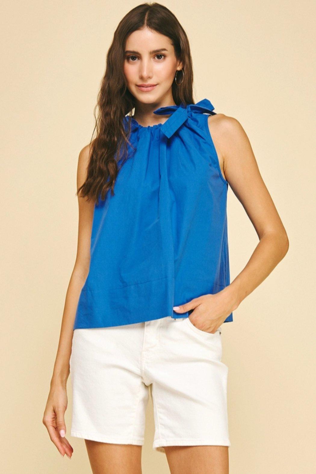 Maya Tie Detailed Blouse Product Image