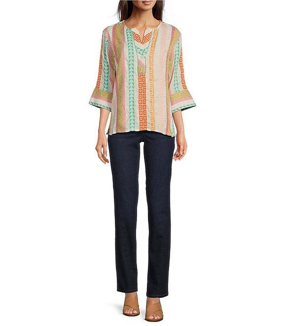 Code Bleu #double;F'AB#double; Body Sculpt Straight Leg Jeans Product Image