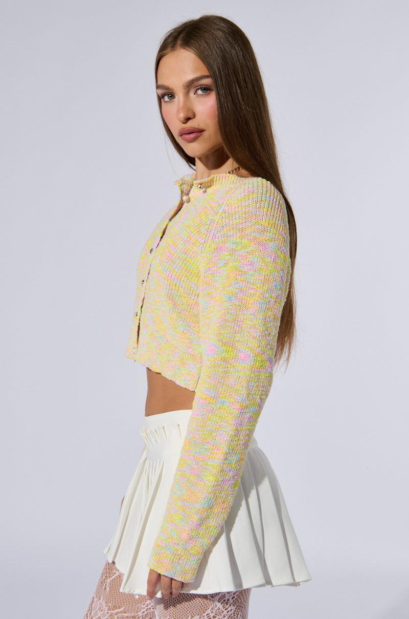 SWEET LIKE SUGAR KNIT CARDIGAN Product Image