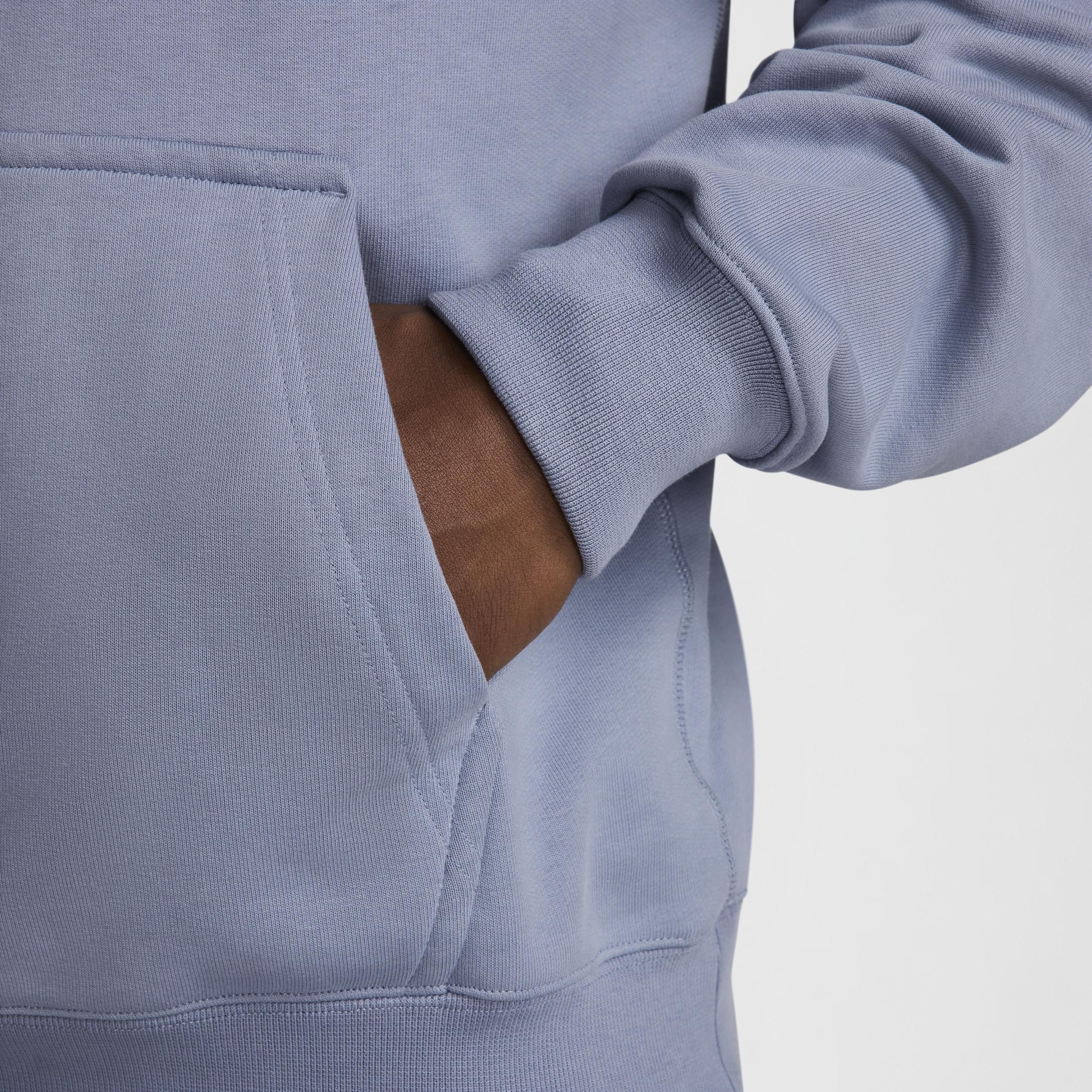 Nike Men's Solo Swoosh French Terry Pullover Hoodie Product Image