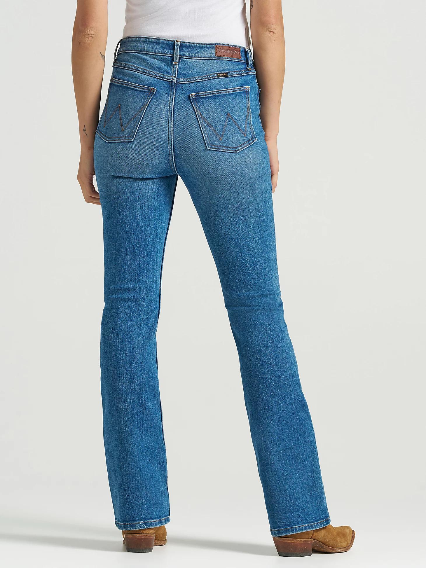 Women's Wrangler® High Rise Bold Boot Jean | Women's JEANS | Wrangler® Product Image