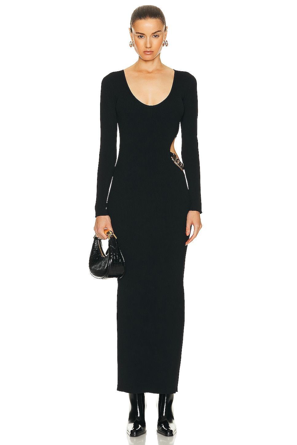 LAGENCE Sloane Chain Cutout Knit Dress Product Image