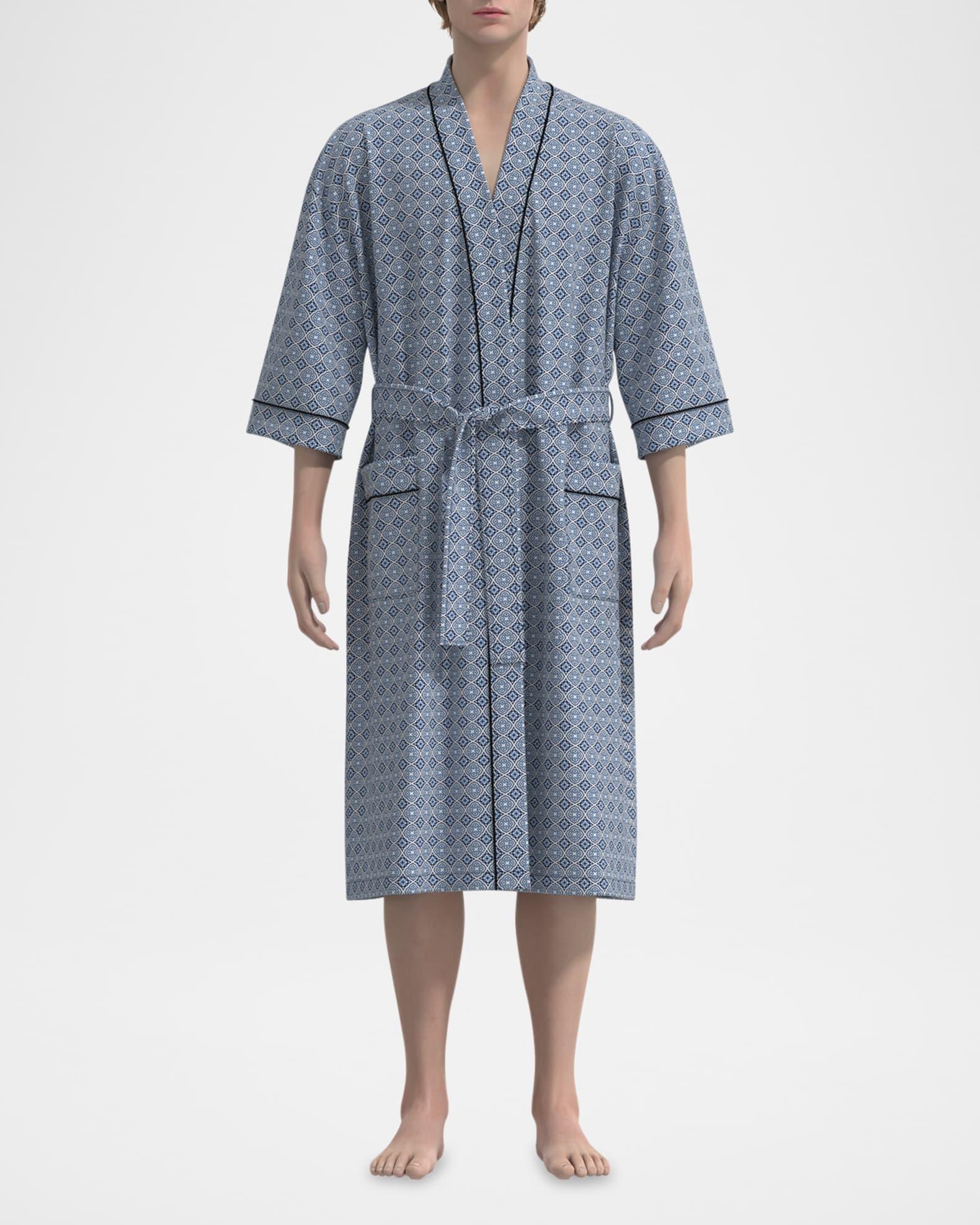Men's Grecian Cotton Woven Robe Product Image