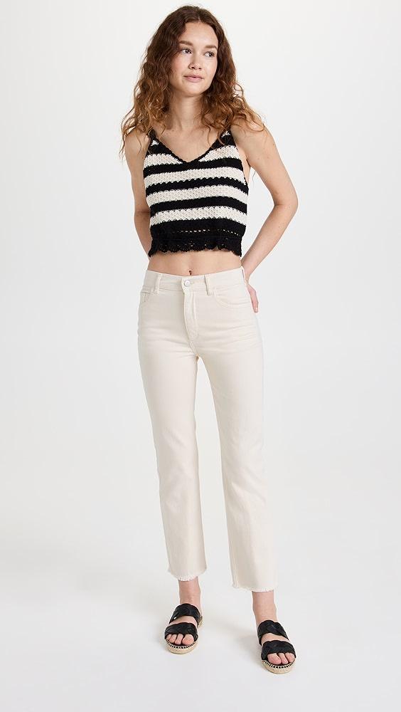 DL1961 Patti Straight High Rise Ankle Jeans | Shopbop Product Image
