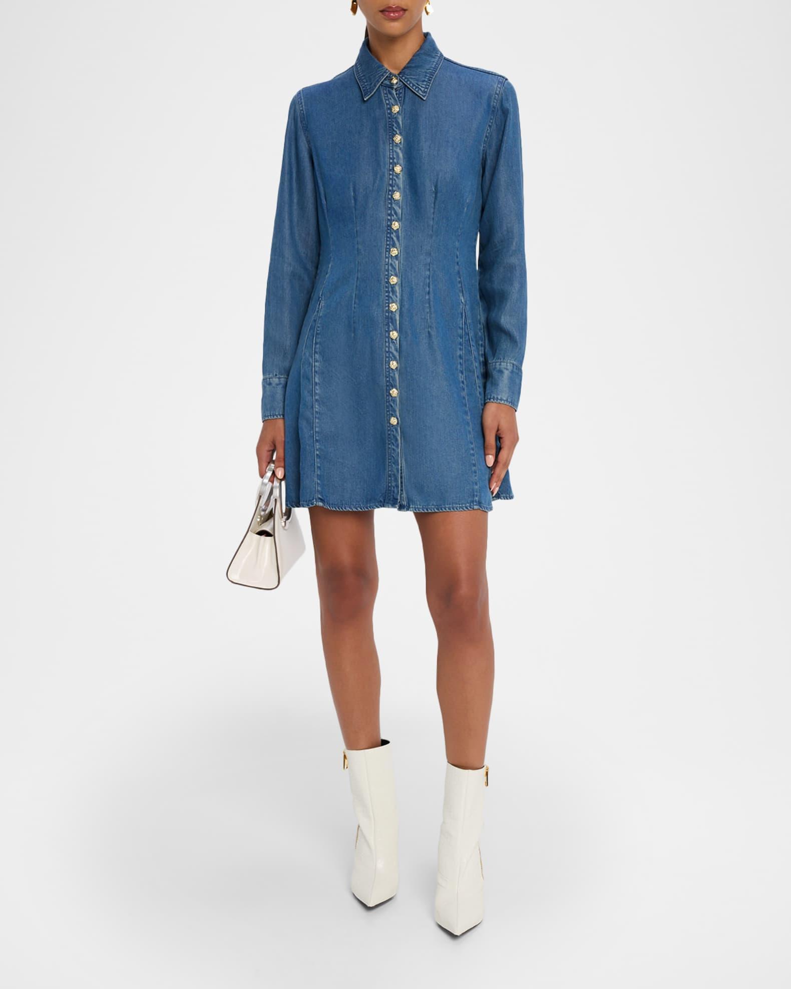 Clemente Long-Sleeve Shirtdress Product Image