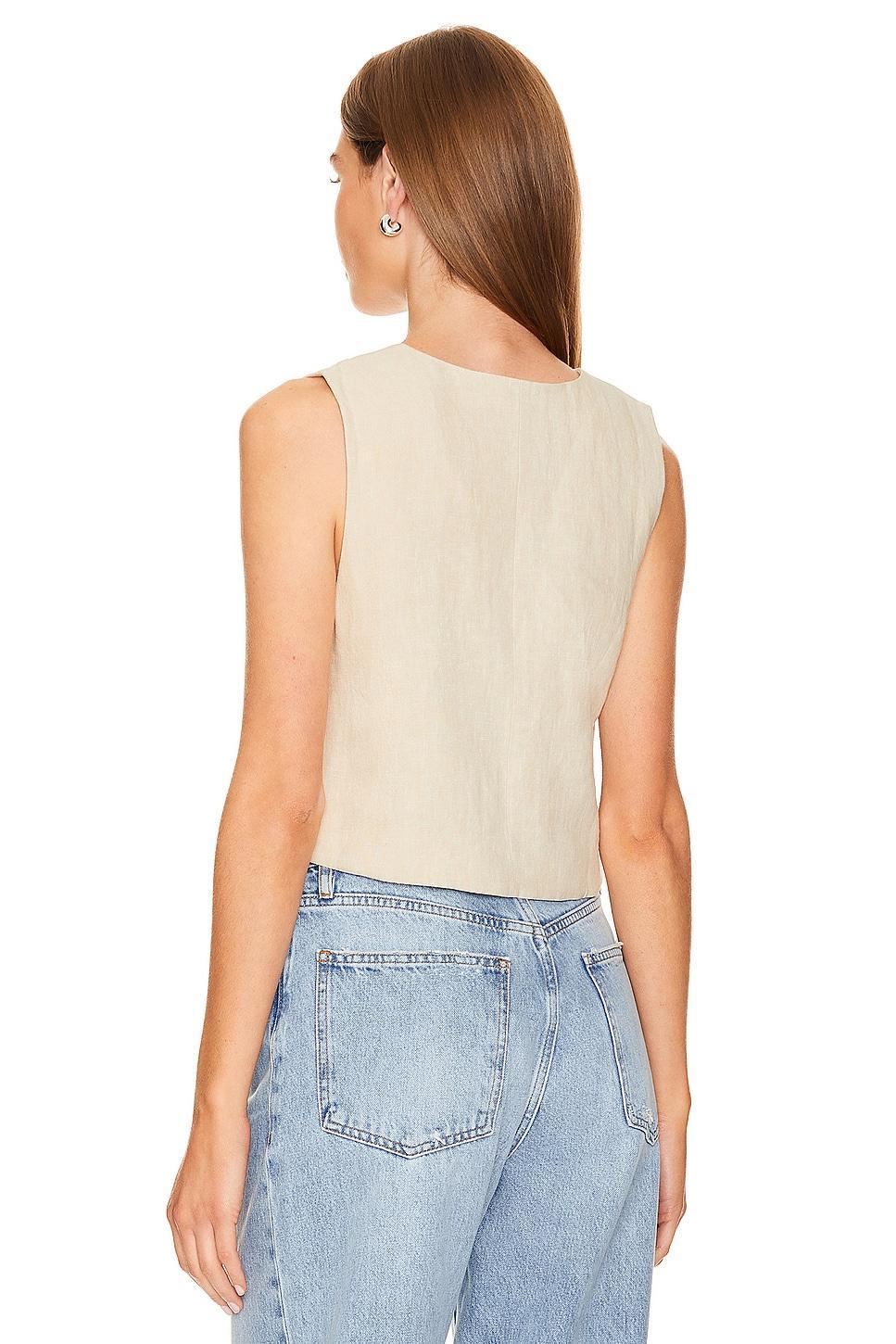 Tashi Linen Vest Product Image