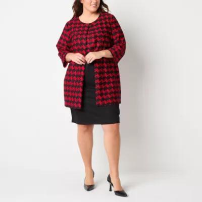 Danny & Nicole Womens Jacket Dress Plus Product Image