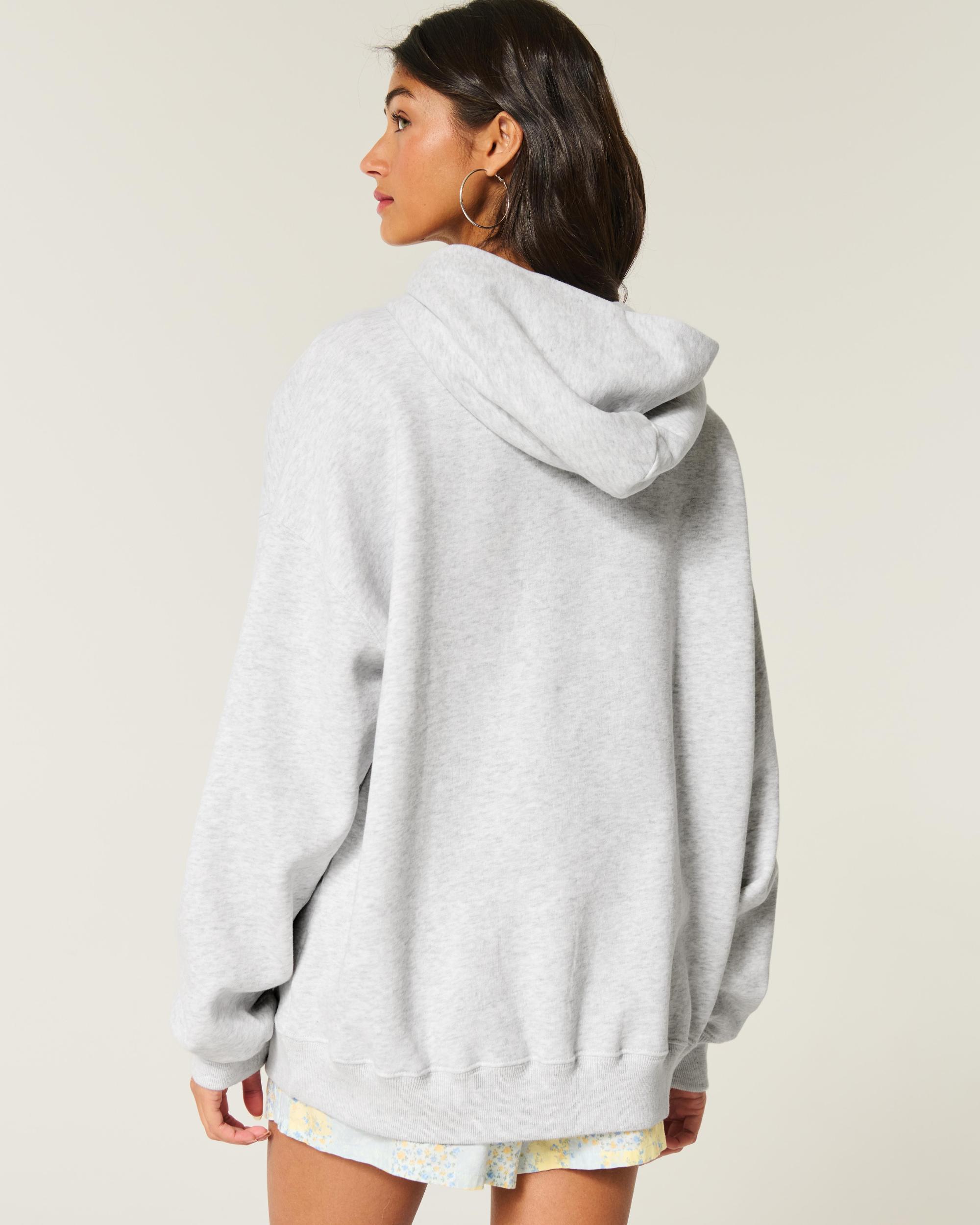 Oversized Floral Graphic Hoodie Product Image