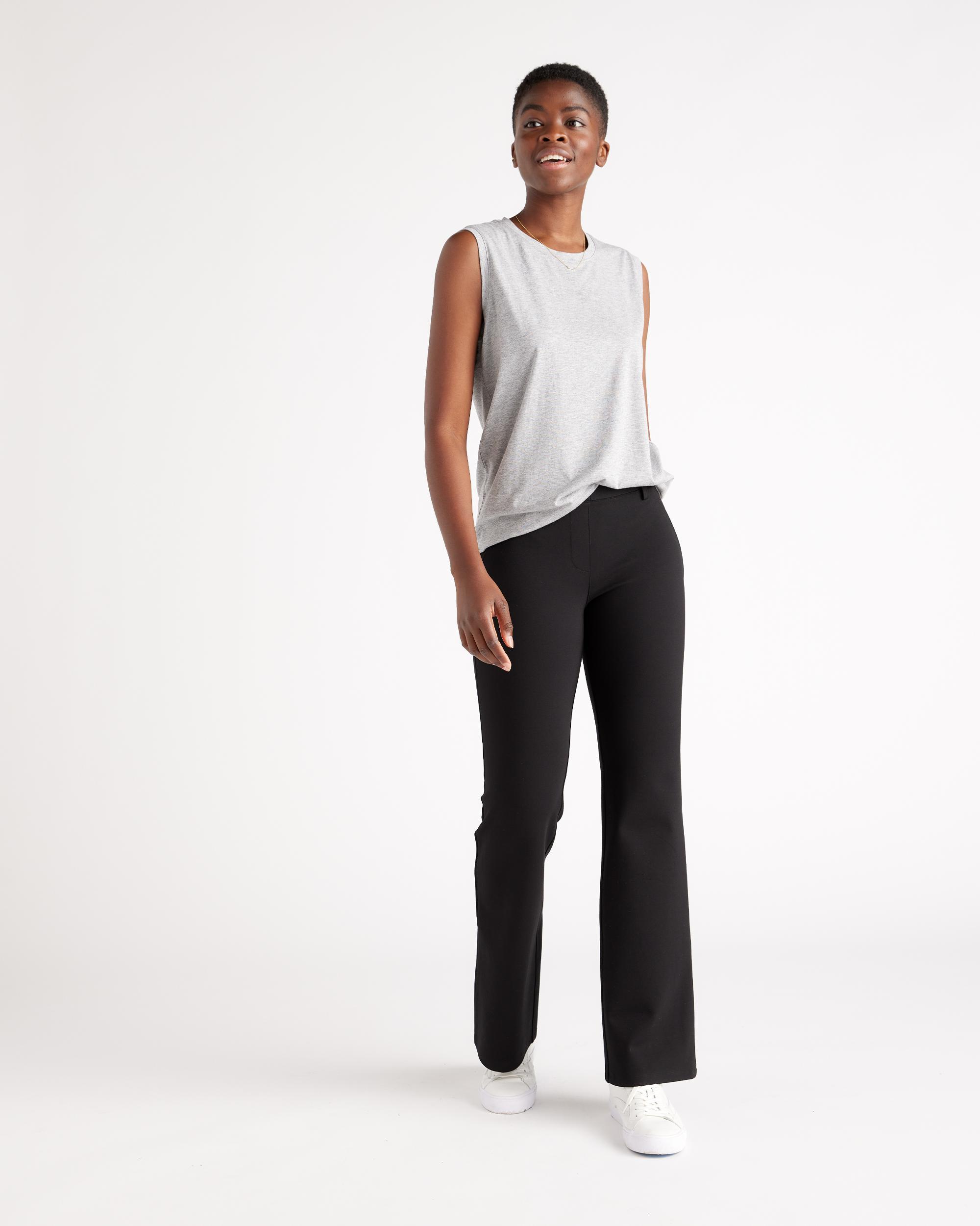 Quince | Women's Ultra-Stretch Ponte Bootcut Pants Tall Size XS, Rayon Product Image