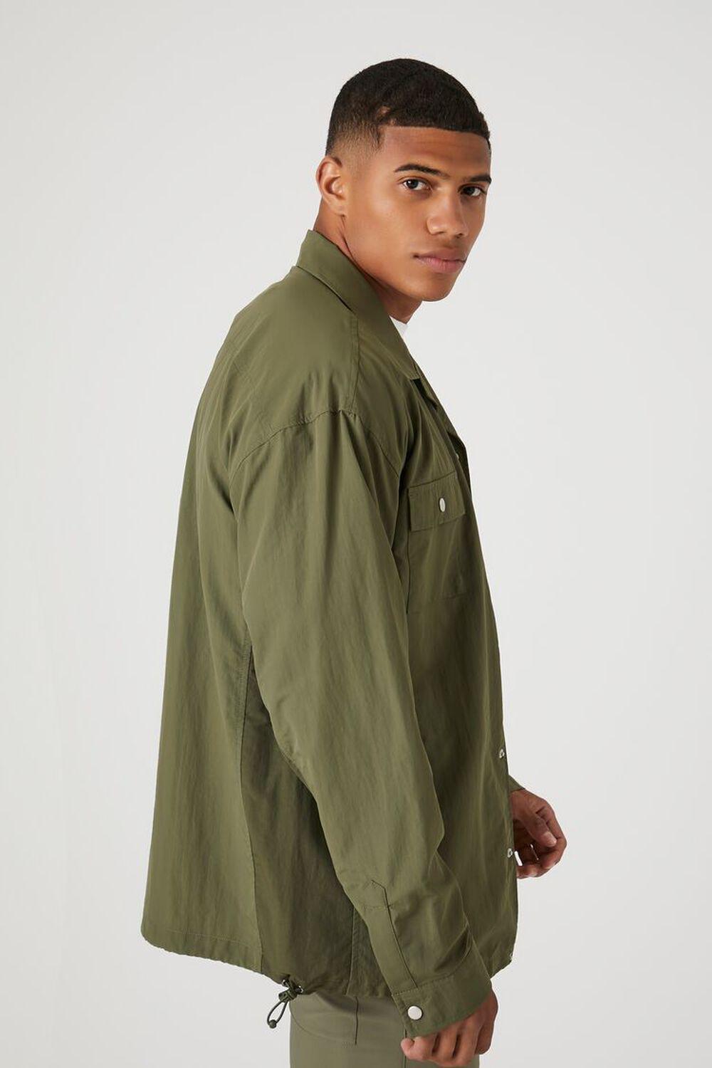 Nylon Long-Sleeve Shirt | Forever 21 Product Image