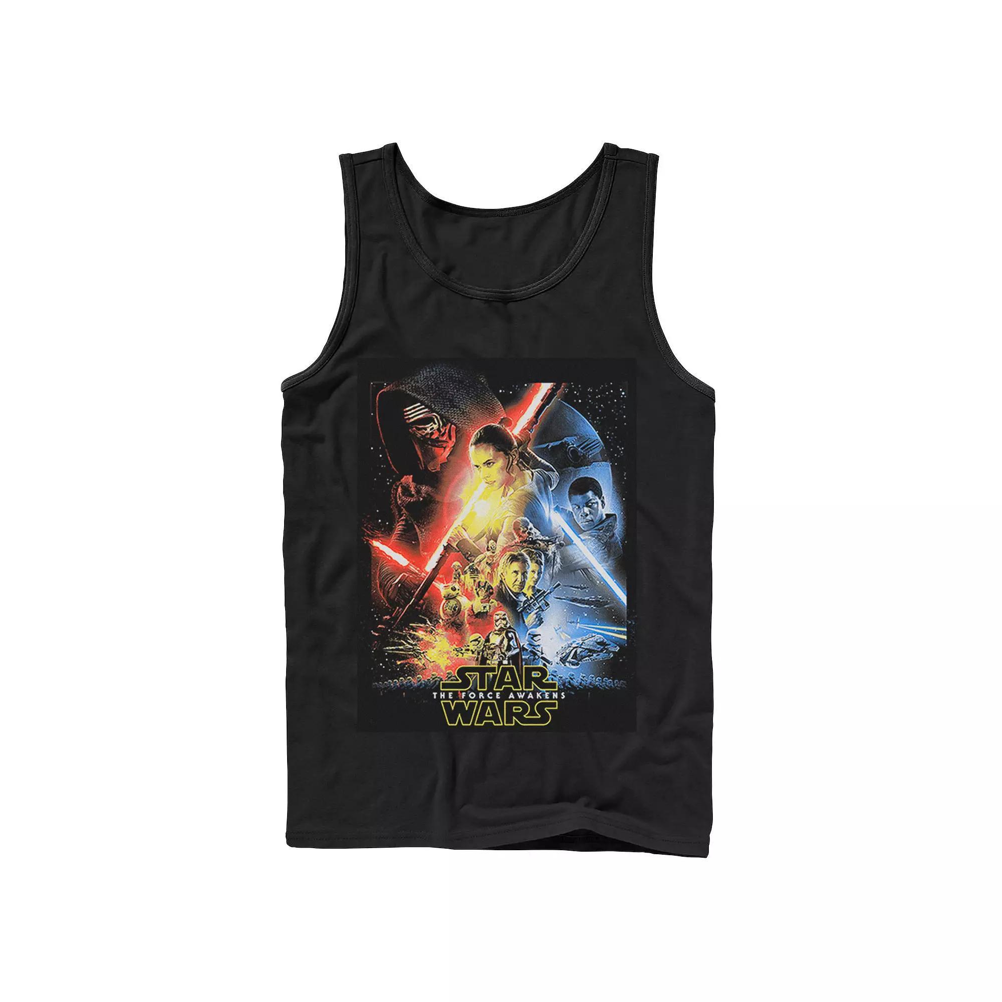 Mens Star Wars Divided Poster Tank Top Product Image